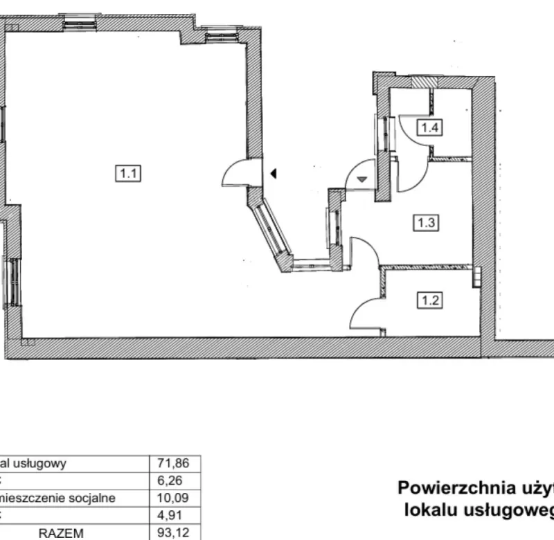 Lokal usługowy na  sprzedaż Poznań - Lokal usługowy | nowe osiedle | 93 m2 | piękna architektura.